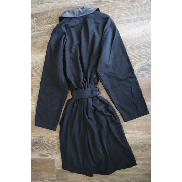 UGG 1096932 Men's Sz XL/2XL Black Heather Robinson Cotton Fleece Robe - Picture 11 of 11